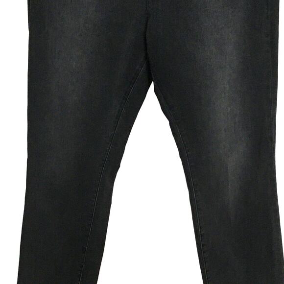 NEW BDG Size 32 Tall Super High Rise Twig Ankle Jeans Faded Black Skinny Denim - Picture 13 of 16